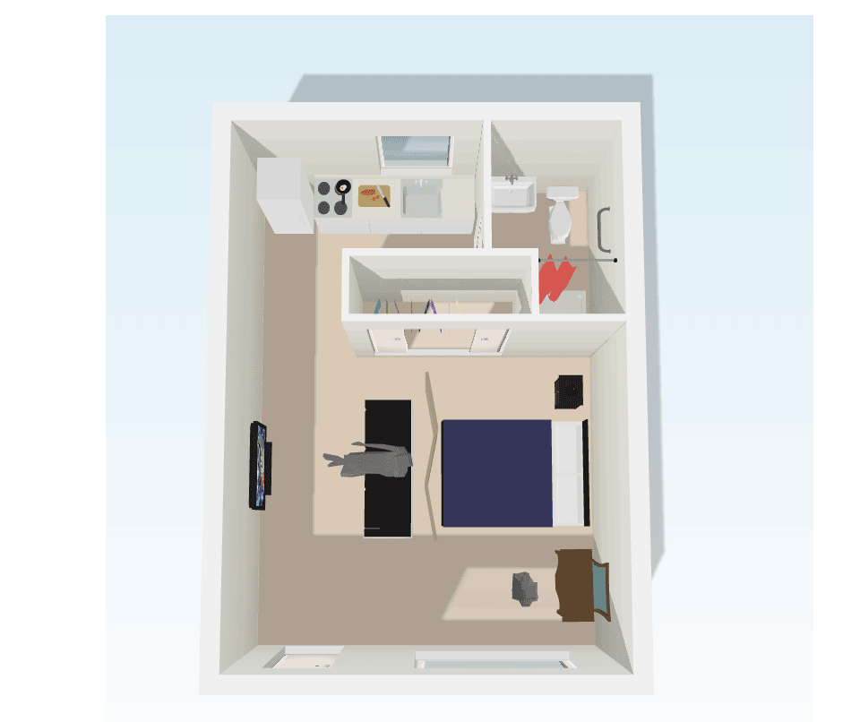 Renton Apartment for rent furnished example